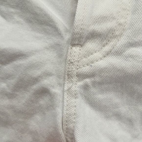 Free People Maggie Midrise Jean Shorts White Size 27 - Picture 3 of 9